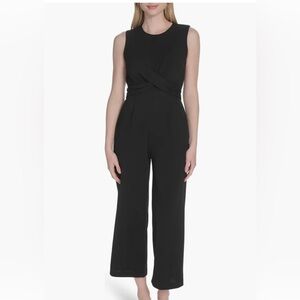 Calvin Klein Knotted Wide Leg Jumpsuit size 6